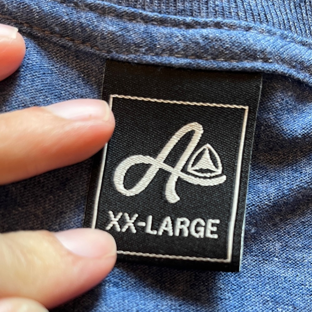 Active Ride Shop Blue/Grey Tee - Picture 2 of 4